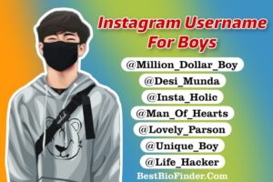Imstagram username for boys