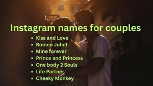 Instagram names for couples