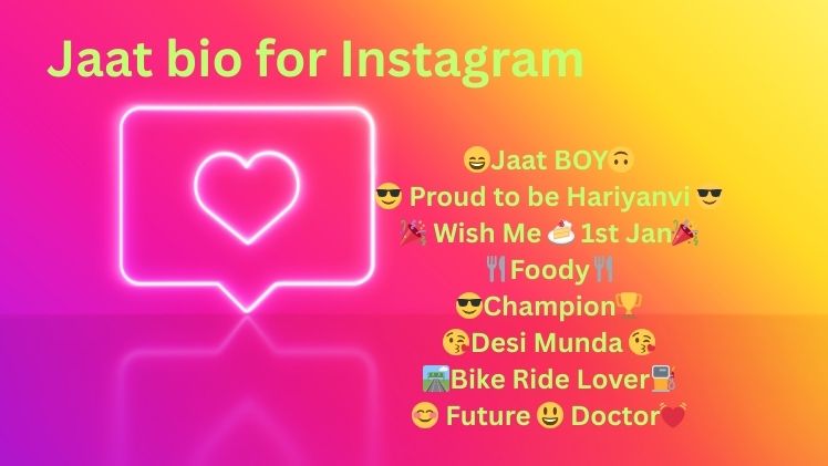 Jaat bio for Instagram