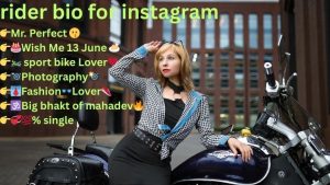 rider bio for instagram