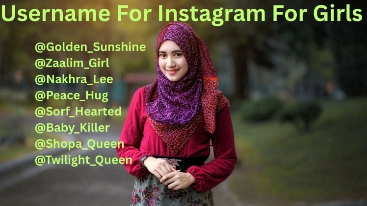 Username For Instagram For Girls