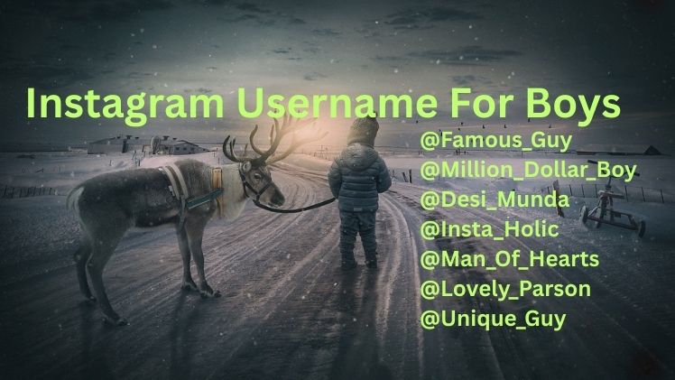 Instagram Id Names For Boys