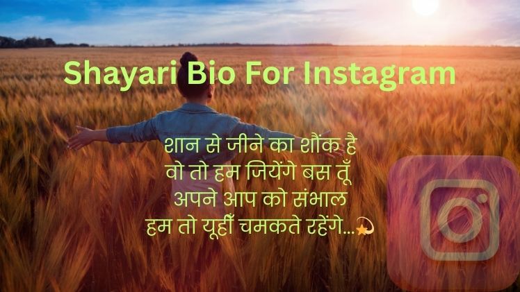 Shayari Bio For Instagram