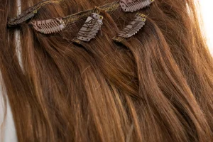 What are some quick hairstyles you can do with clip-in hair extensions