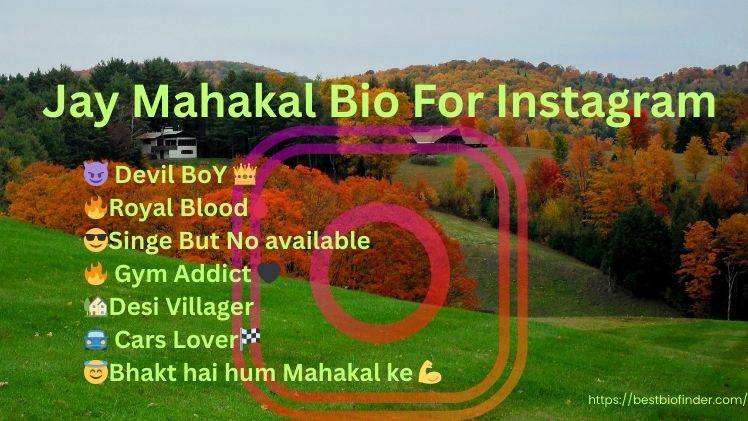 Jay Mahakal Bio For Instagram