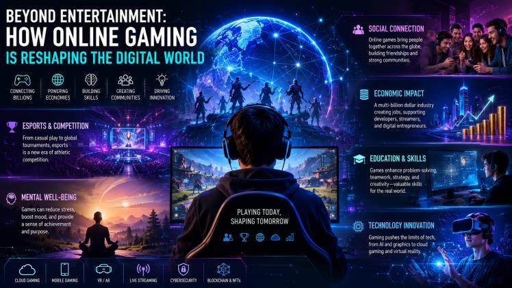 Beyond Entertainment How Online Gaming Is Reshaping the Digital World